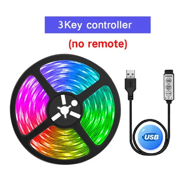 USB RGB LED Strip Lights