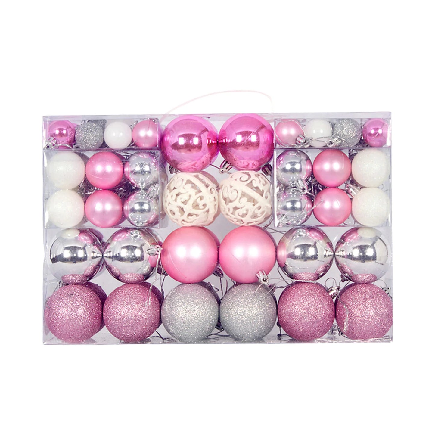 100pcs Shatterproof Christmas Ball Ornaments