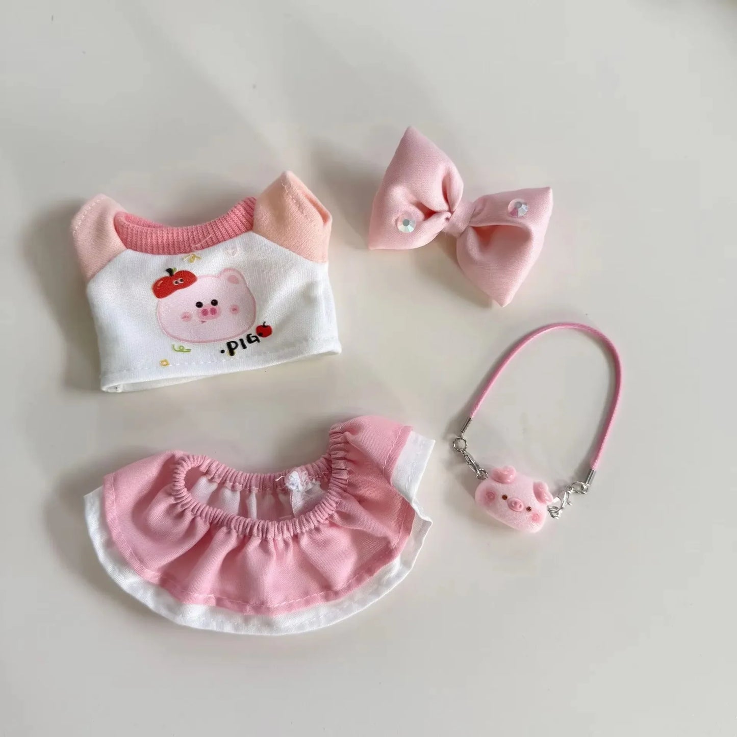 JUMEET Labubu Macaron Doll Outfit Set