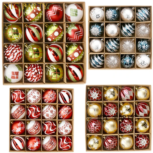 Festive Christmas Ball Ornament Set