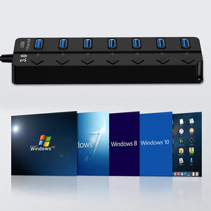 USB 3.0 Hub with Switch