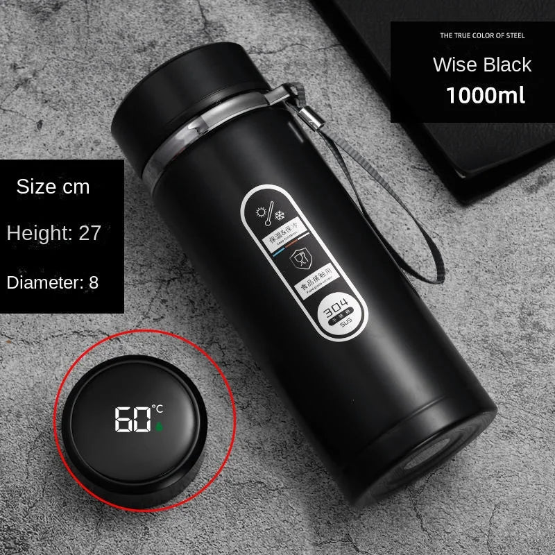 LED Display Stainless Steel Thermos