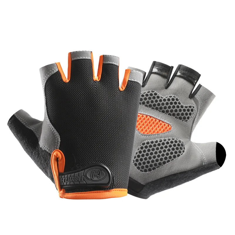 Breathable Fingerless Cycling Gloves