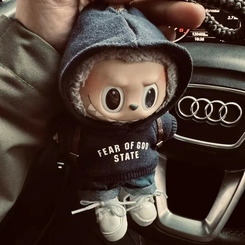 Labubu Doll Clothes Sweater Set