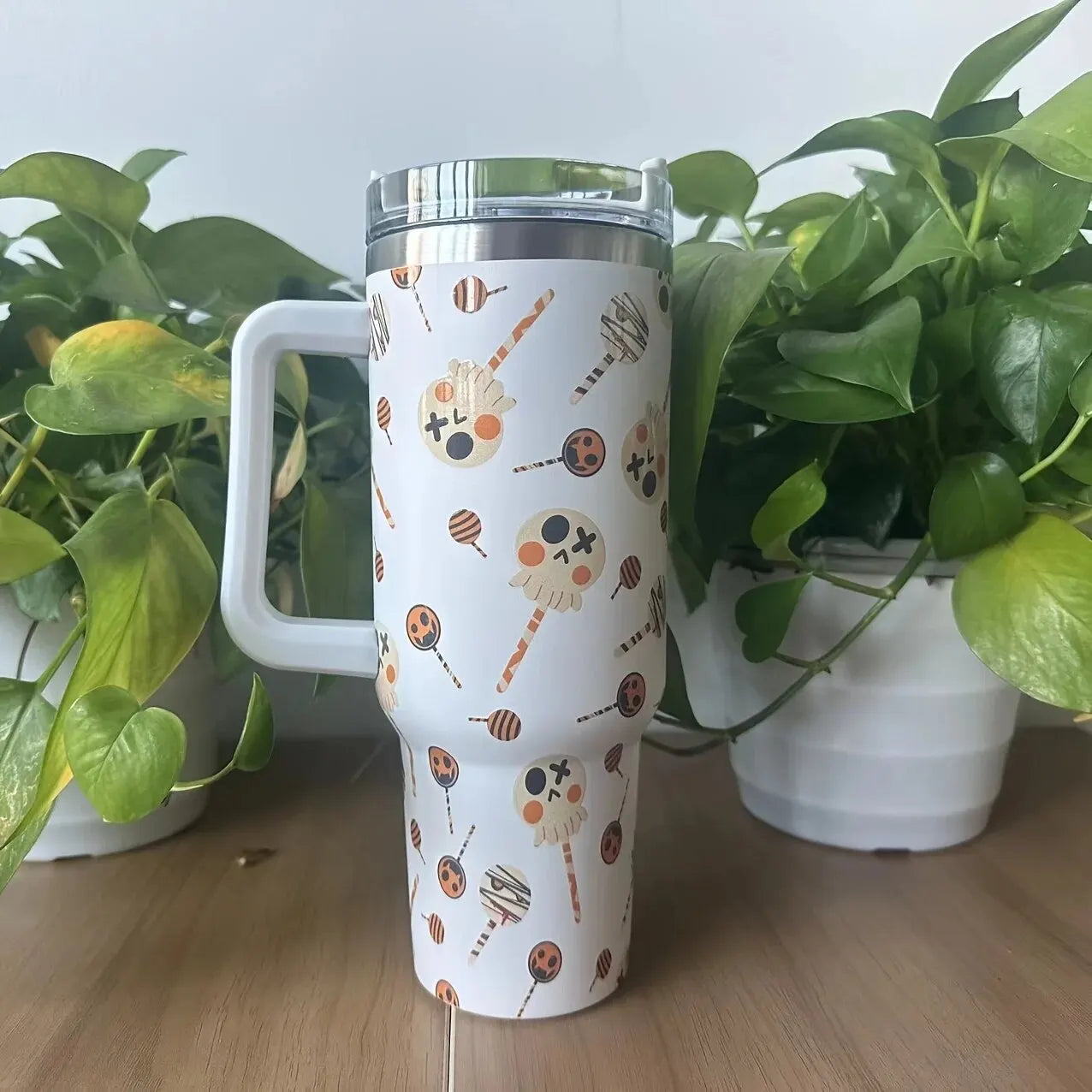 Leopard Print 40oz Coffee Cup