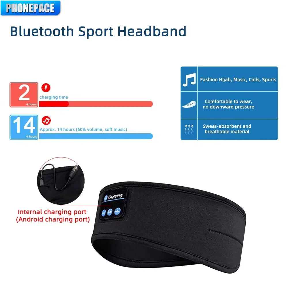 Bluetooth Headband Earphones