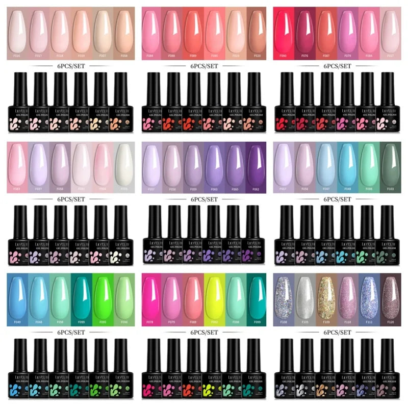 LILYCUTE Gel Nail Polish Set