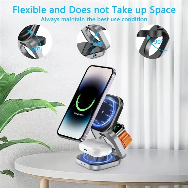 3-in-1 Foldable Wireless Charger