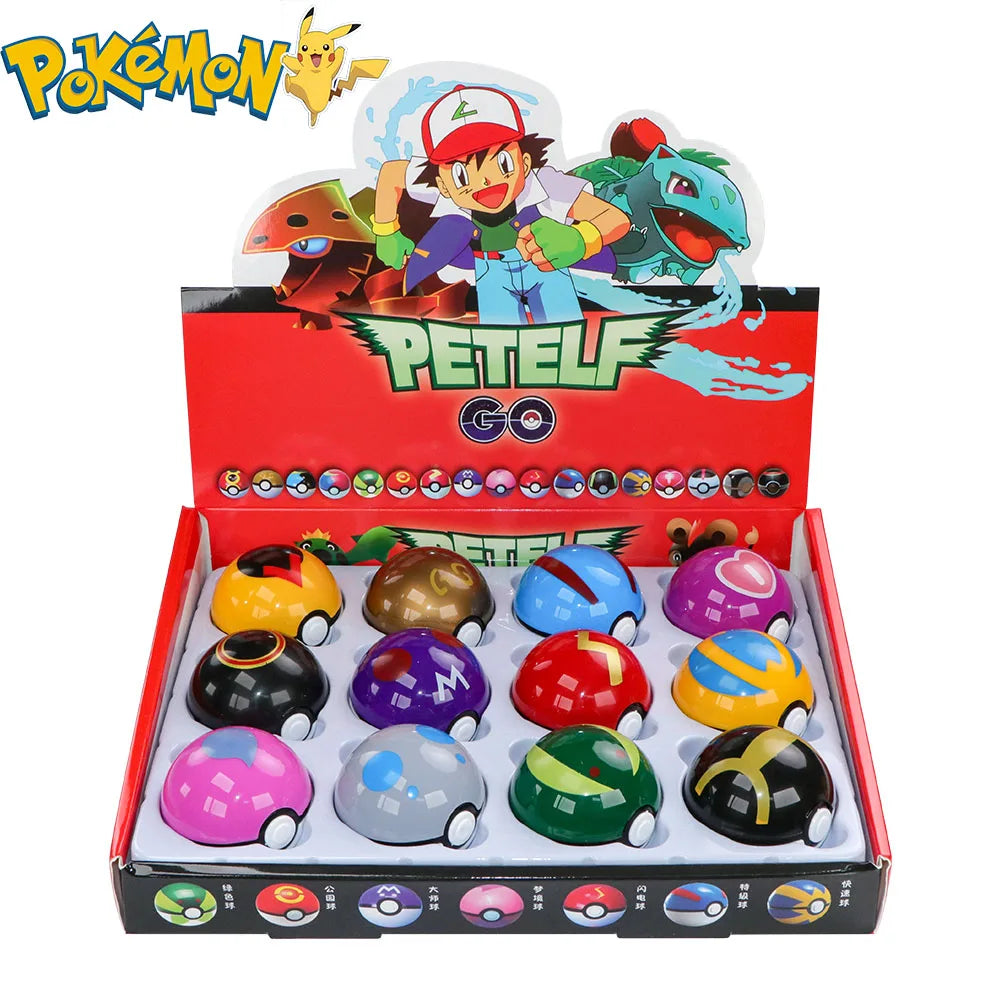 Pokemon Pikachu Pokeball Figure Set