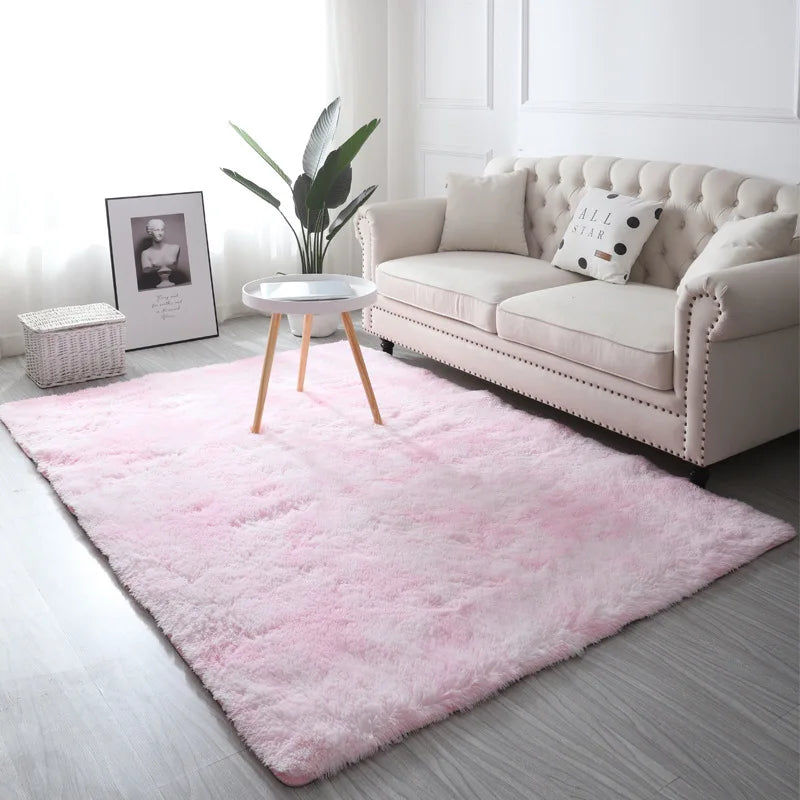 VIKAMA Tie-Dye Plush Carpet