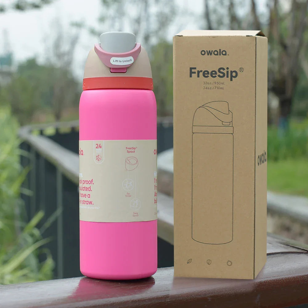 Owala FreeSip Avocado Green Bottle