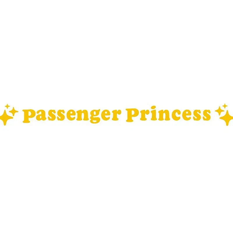 Passenger Princess Star Mirror Stickers