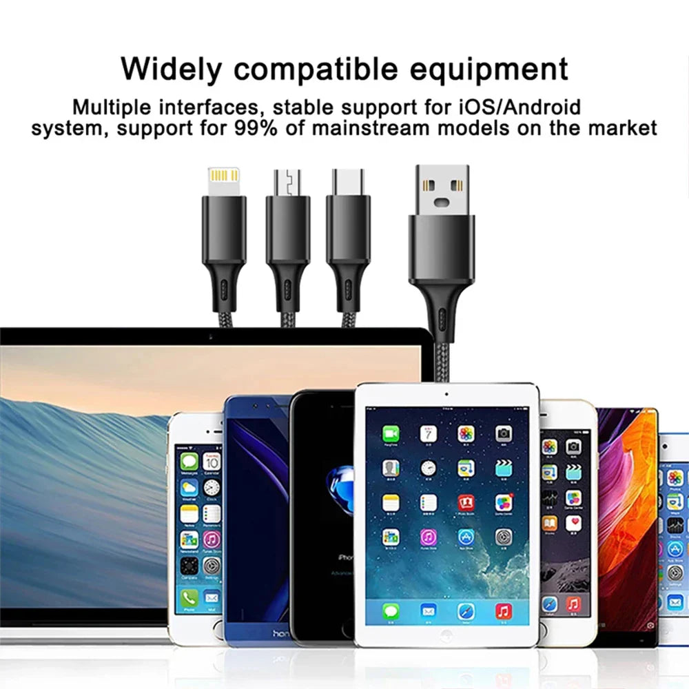 3-in-1 Fast Charging Cable