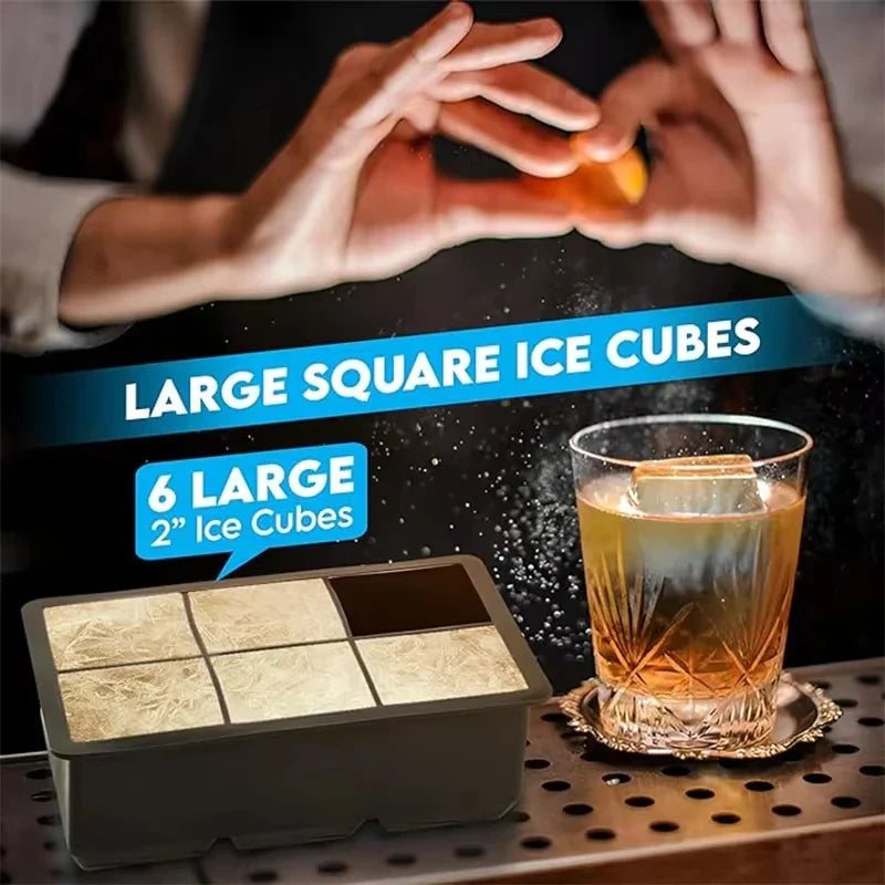 Jumbo Silicone Ice Cube Tray