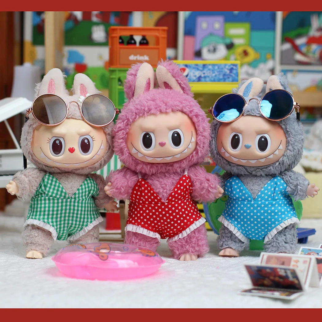 SeamosToys 17cm Labubu Summer Outfit