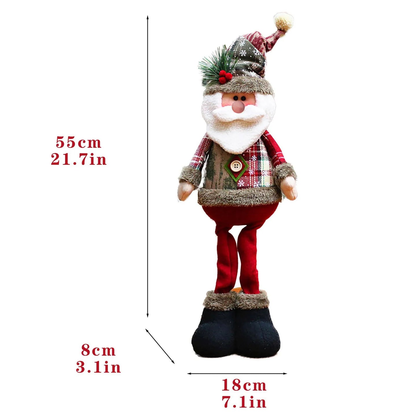 3PCS Christmas Doll Decorations Set