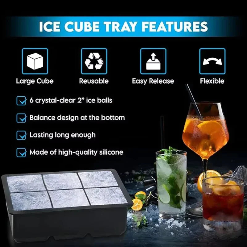 Jumbo Silicone Ice Cube Tray