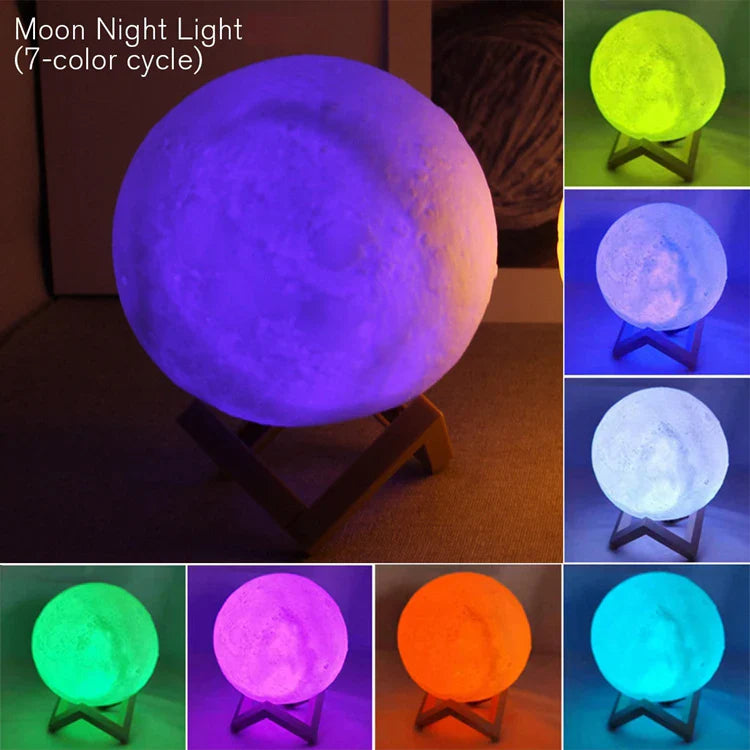 Pzsunly LED Moon Light Galaxy Night Lamp