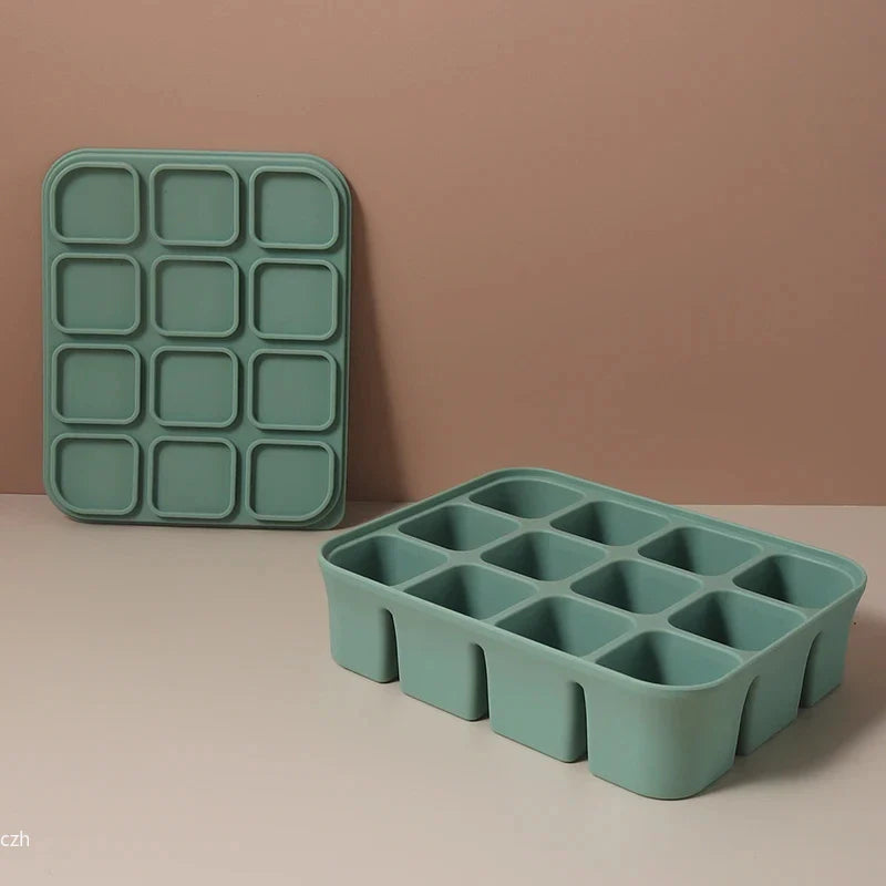 12-Grid Silicone Ice Cube Tray
