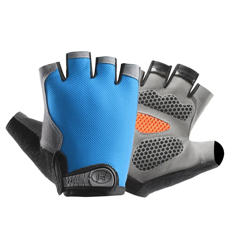 Breathable Fingerless Cycling Gloves