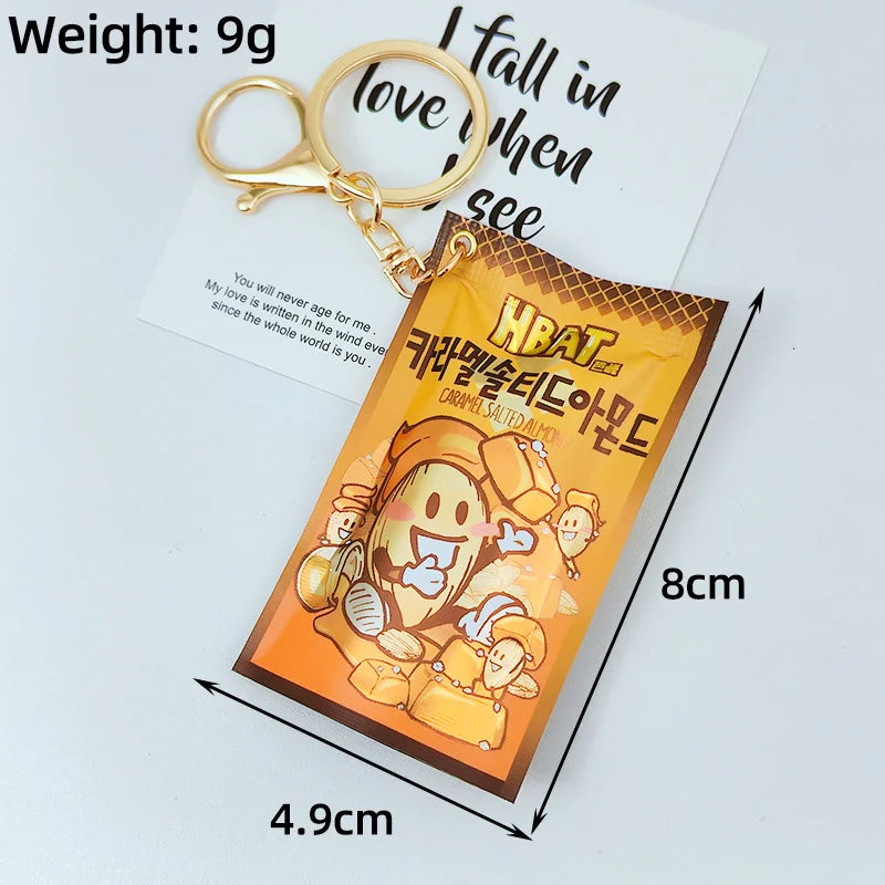 Simulation Instant Noodles Keychain