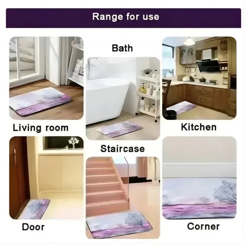 VIKAMA Tie-Dye Plush Carpet