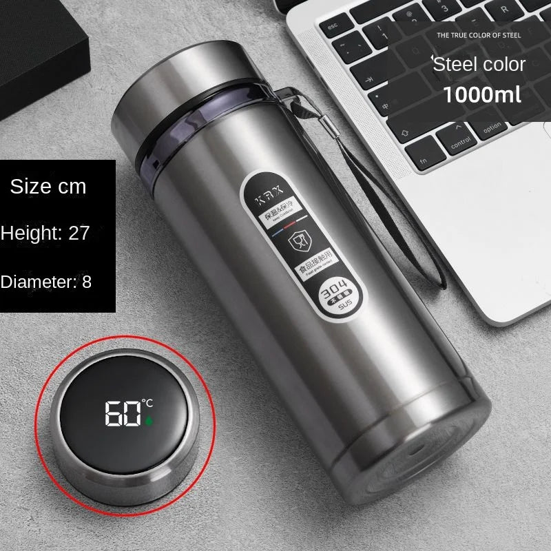 LED Display Stainless Steel Thermos