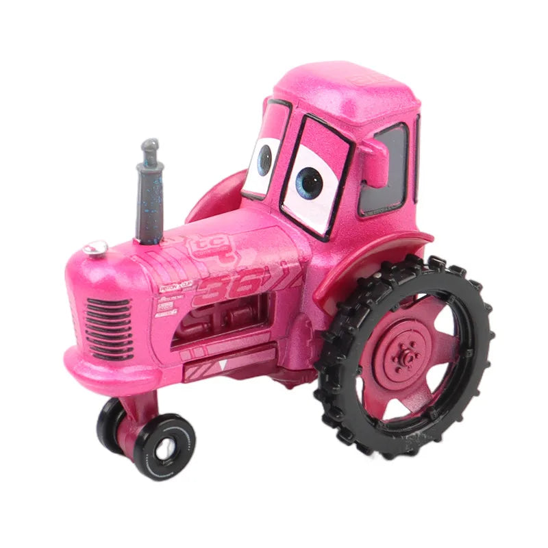 Cars Disney Pixar Cars Lightning McQueen rhapsody matador bulldozer truck Mater harvester 1:55 Diecast Metal Car Model Toy