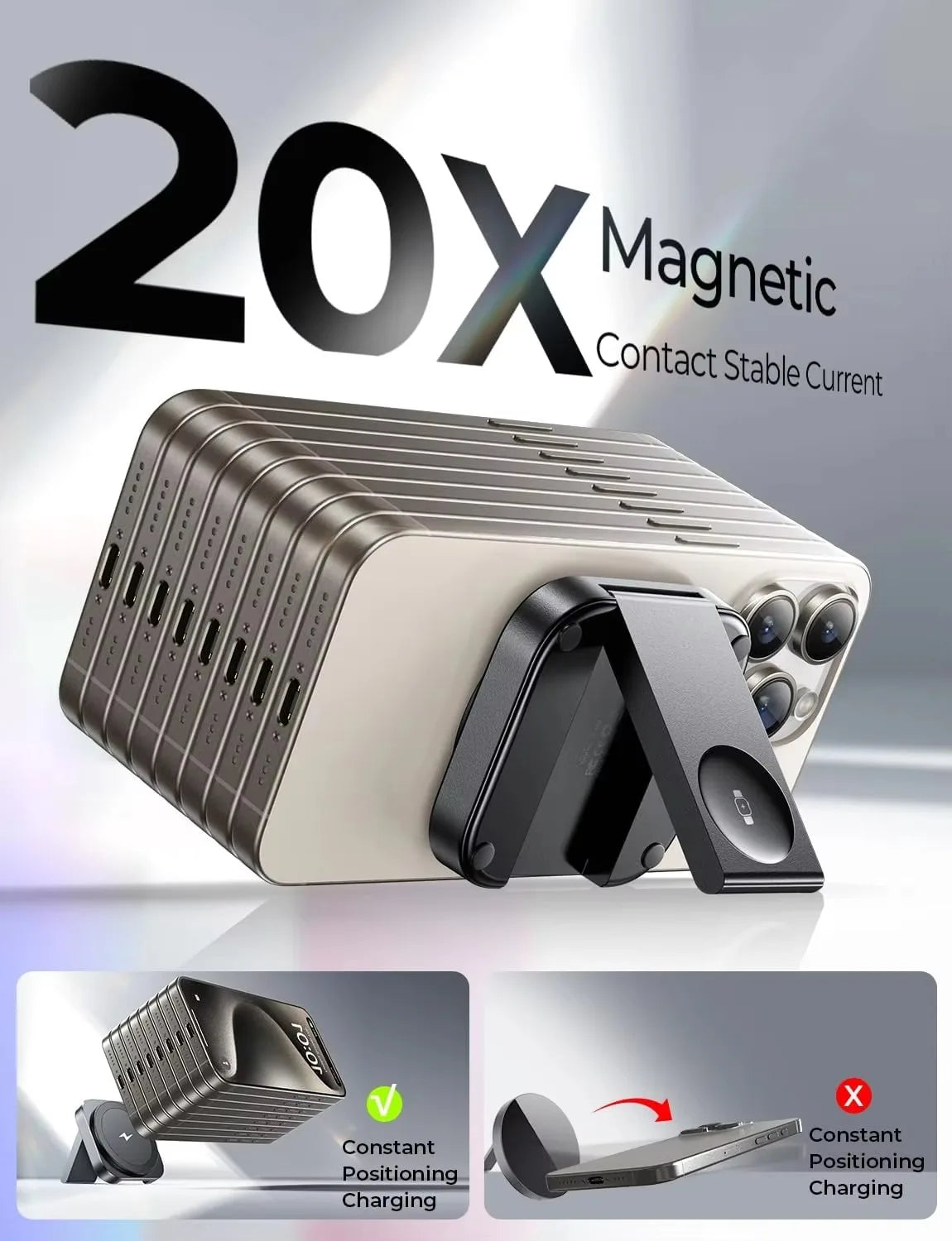 LISEN 2-in-1 Wireless Charger