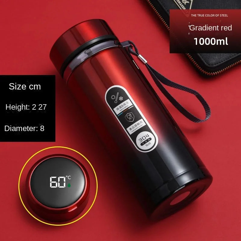 LED Display Stainless Steel Thermos