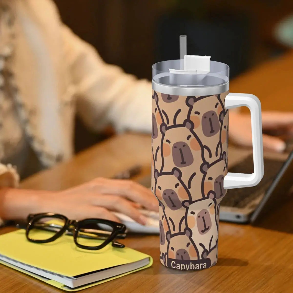 Capibara Nap Stainless Steel Tumbler