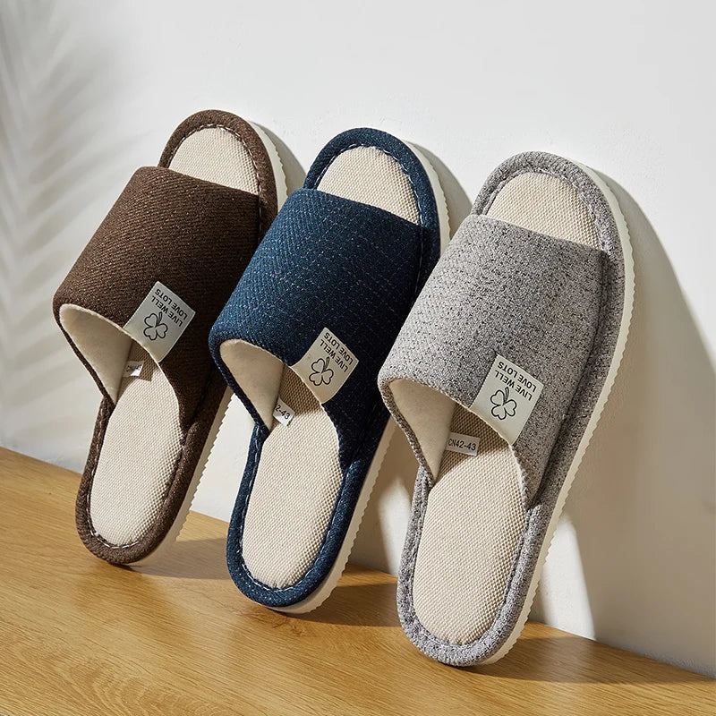 Home Linen Slippers for Men