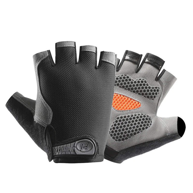 Breathable Fingerless Cycling Gloves