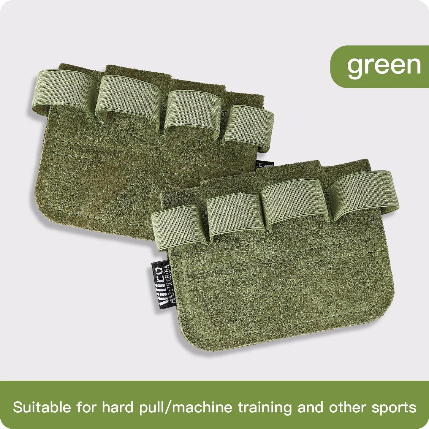 Leather Weightlifting Gloves