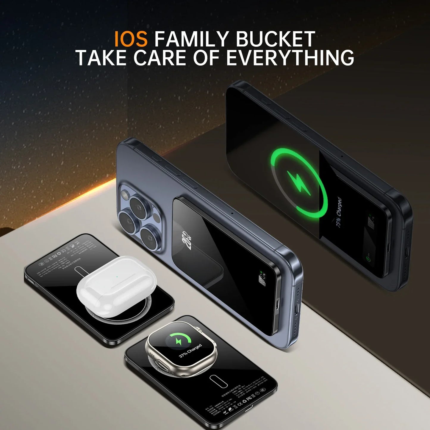 10000mAh 20W Magnetic Power Bank