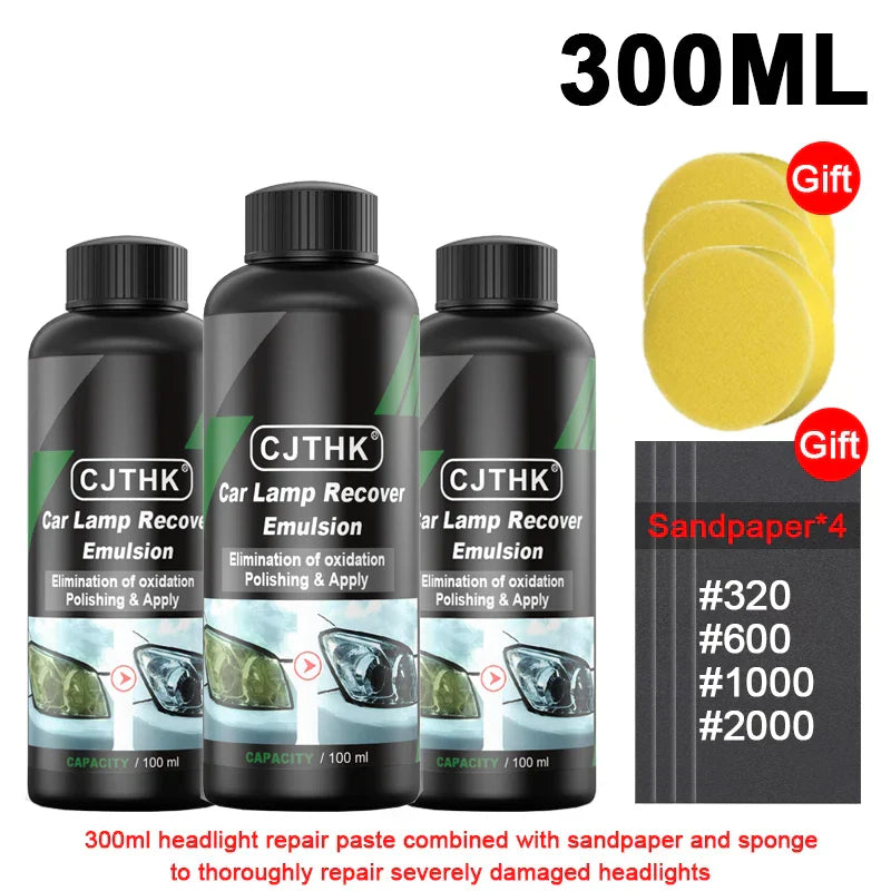 Car Headlight Restoration Kit