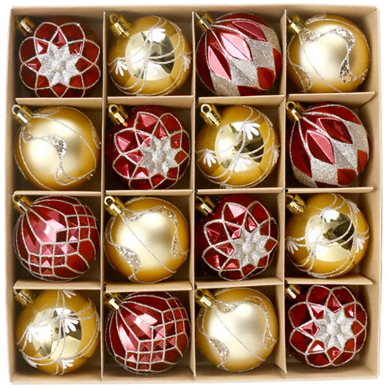 Festive Christmas Ball Ornament Set