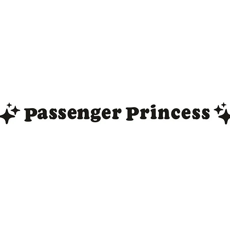 Passenger Princess Star Mirror Stickers