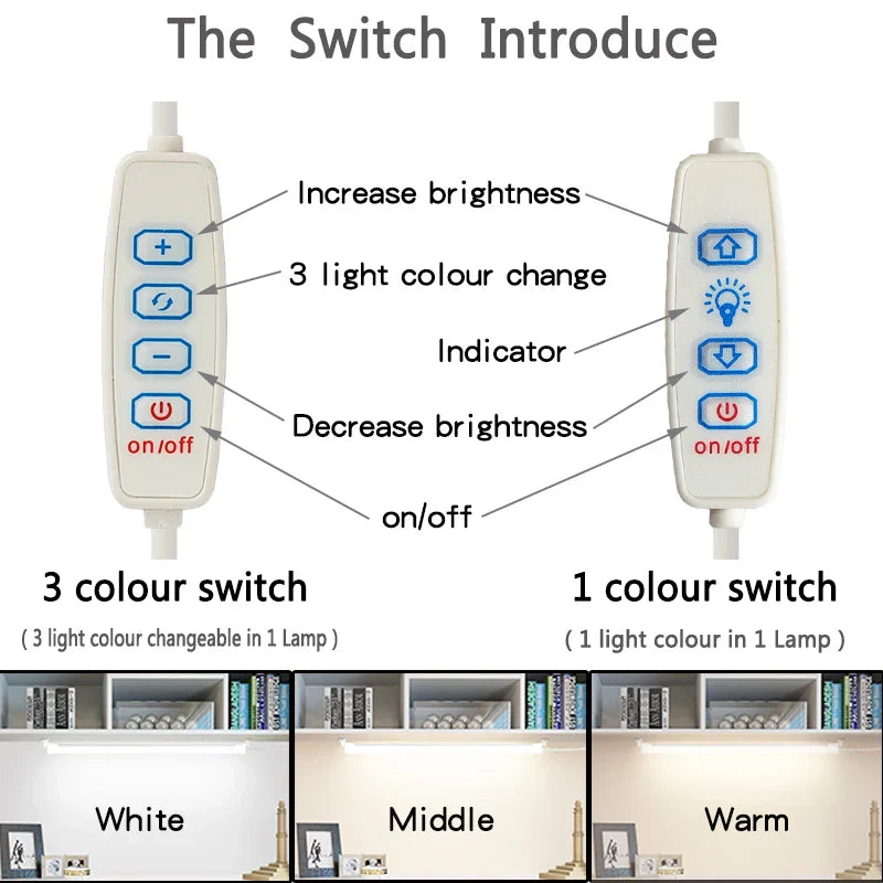 LED Under Cabinet Lighting USB Plug