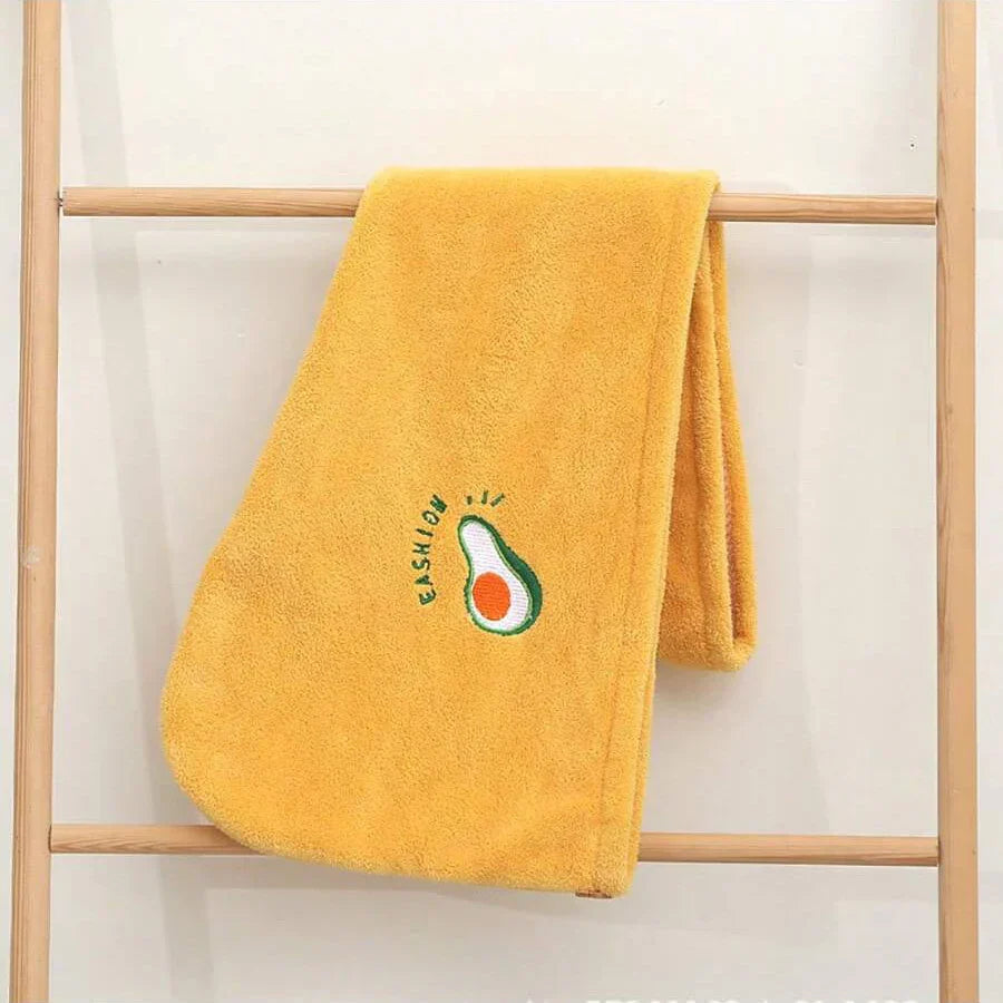 CozyFleece Embroidery Hair Cap