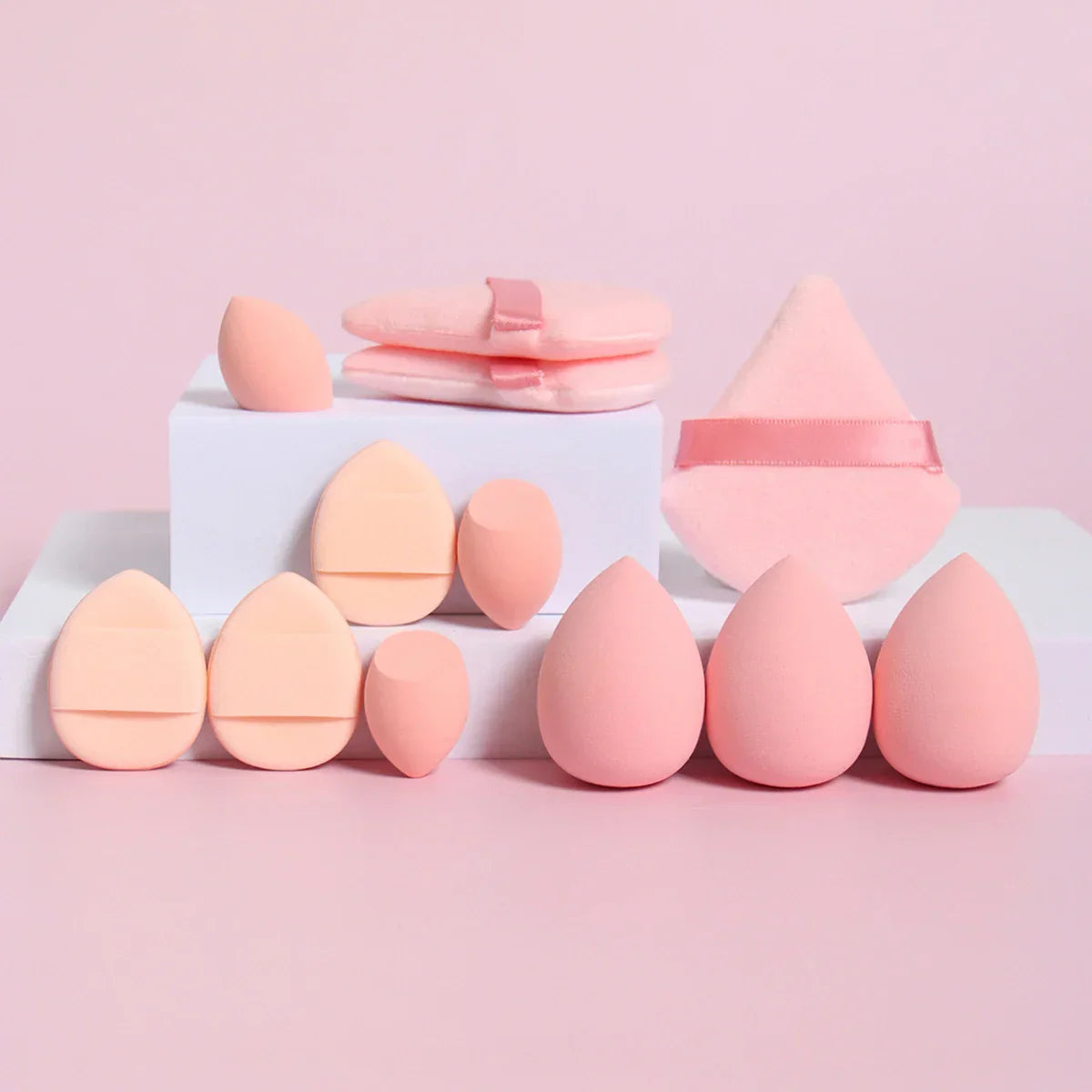 GlamEase 12-Piece Makeup Sponge Set