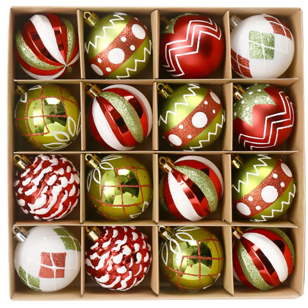 Festive Christmas Ball Ornament Set