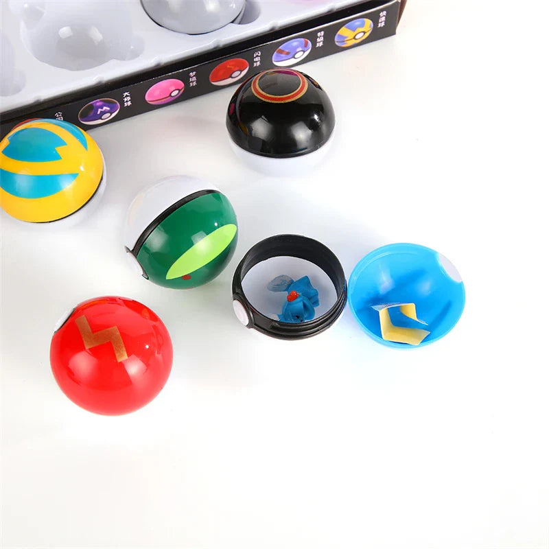 12Pcs Pokemon Poke Ball Set