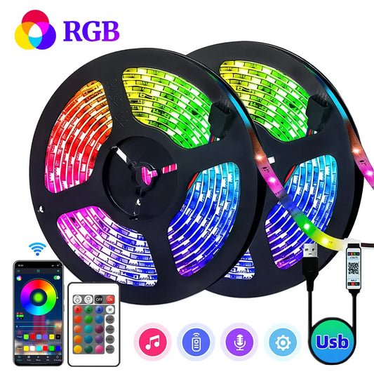 USB RGB LED Strip Lights
