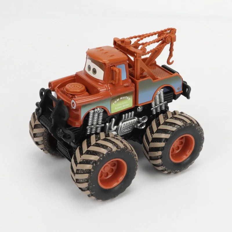 Cars Disney Pixar Cars Lightning McQueen rhapsody matador bulldozer truck Mater harvester 1:55 Diecast Metal Car Model Toy