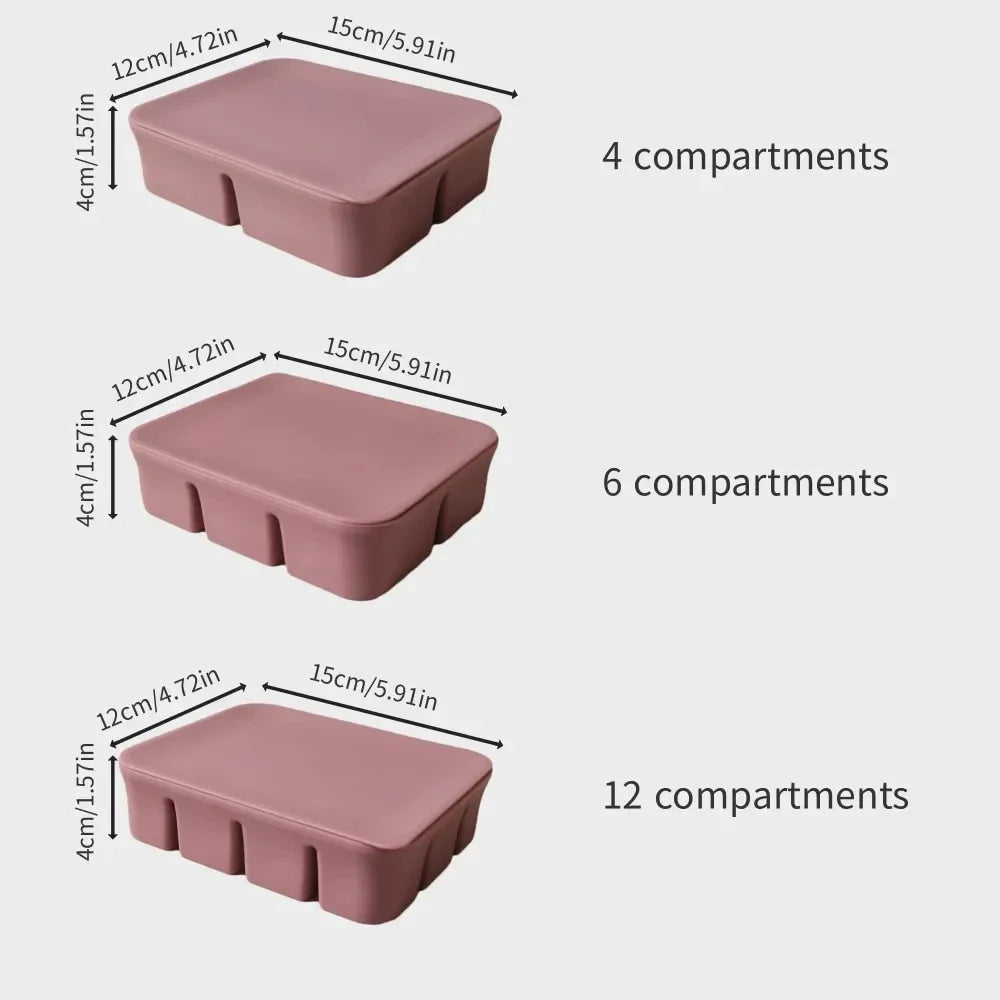 12-Grid Silicone Ice Cube Tray
