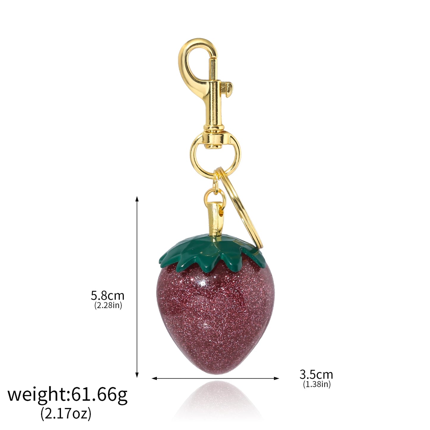 Fashion Delicious Red Cherry Keychain Summer Fruits Cherries Pendant Keyring For Women Men Jewelry Bag Key Accessories Gift