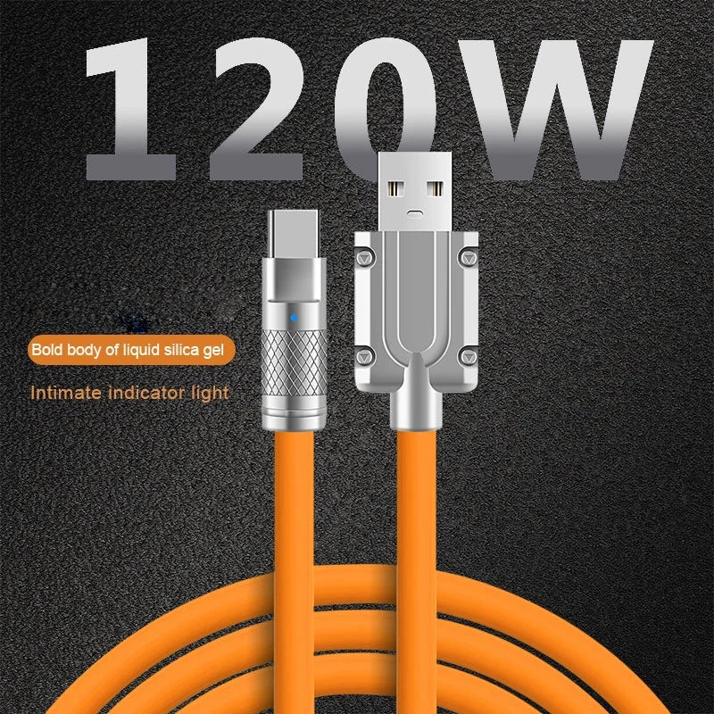 3PCS 120W Type-C Cables