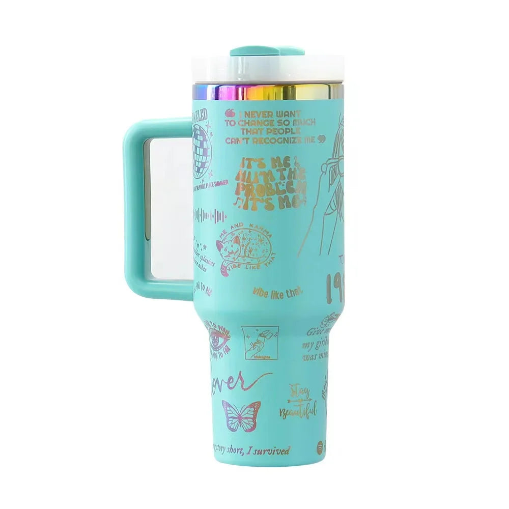 Large 40oz Stanley Style Tumbler