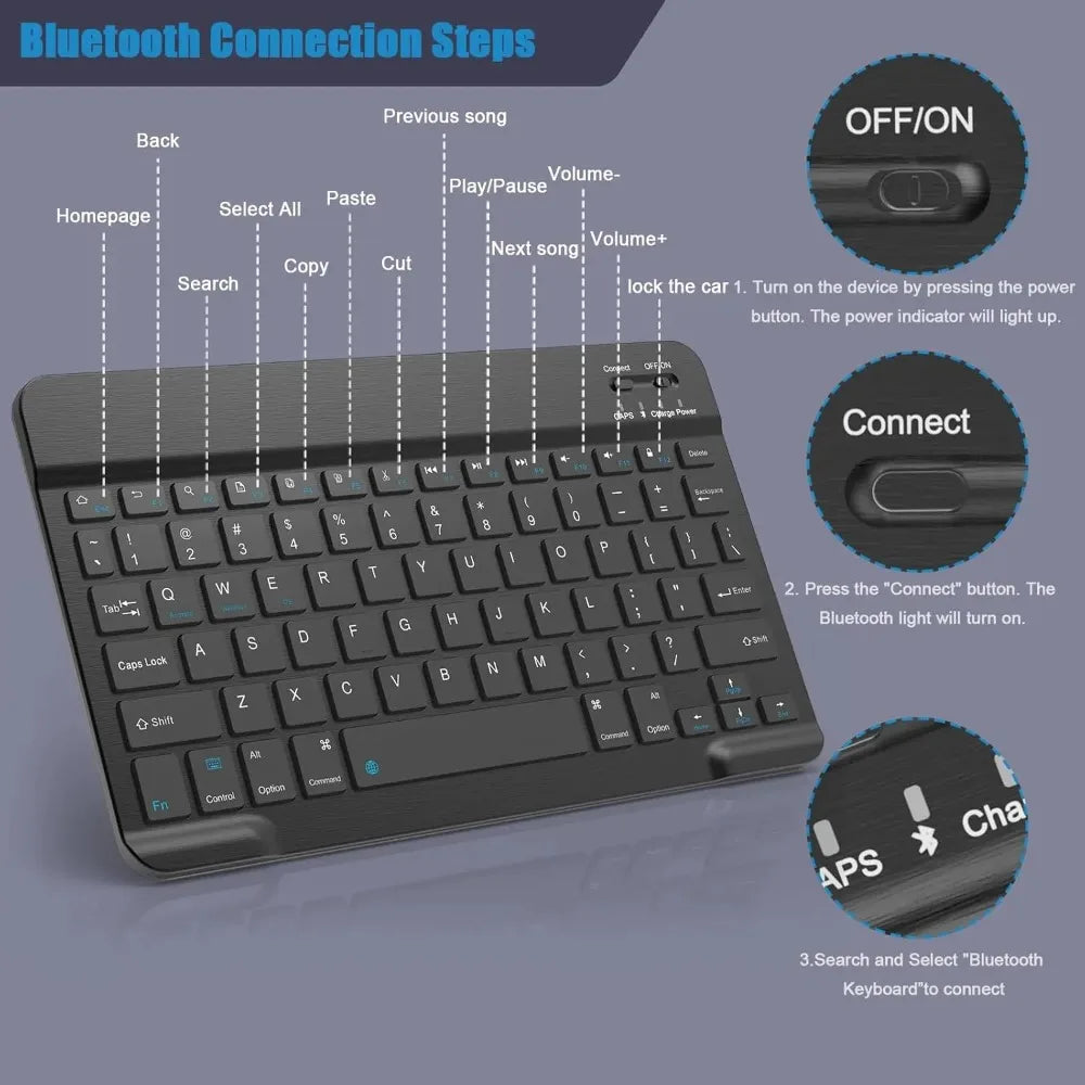 Bluetooth Keyboard for Tablets